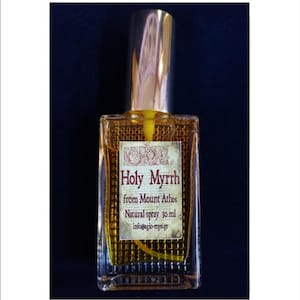 Holy Myrrh Fragrance in Cologne from Holy Land - Colonia Mirra Santa - Holy Myrrh Perfume - Parfum de Myrrhe Sainte - Heiliges Myrrhe Parfüm