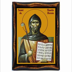 Benito de Nursia - Heiliger Benedikt - Benedikt von Nursia - Benedetto da Norcia - San Benedetto - Benoît de Nursie - Benedikt von Nursia