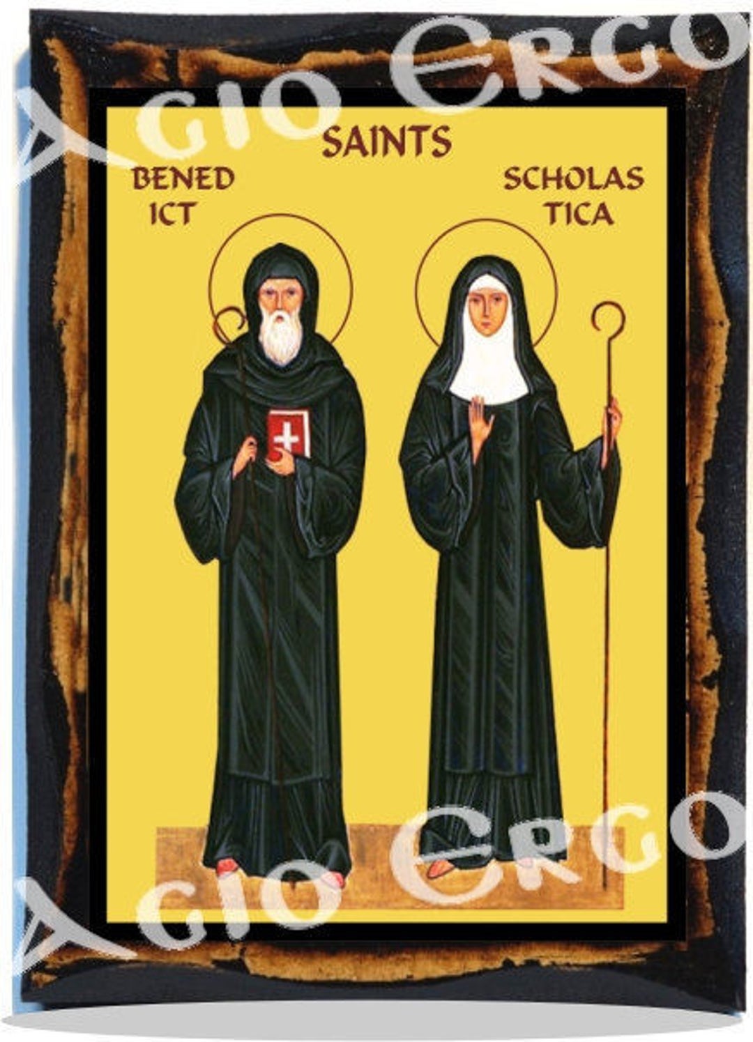 St. Scholastica and St. Benedict