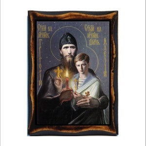 Grigori Rasputin and Saint Alexei Nikolaevich