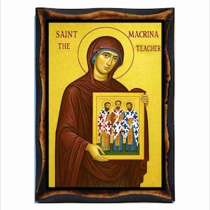 Macrina Sister of Basil the Great - Macrina the Younger - Saint Macrina - Macrina la Giovane - Macrine la Jeune -Macrina la Joven - Makrina