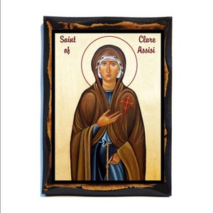 Clara van Assisi - Sint Clara van Assisi - Claire d&#39;Assise - Santa Clara de Assis - Sint Clara - Clara van Assisi - Sainte Claire - Chiara