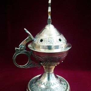 Censer Bronze Thurifer - Thurible - Censer - Incense burner - Metal incense censer -Liturgical censer -Church incense burner -Incense holder
