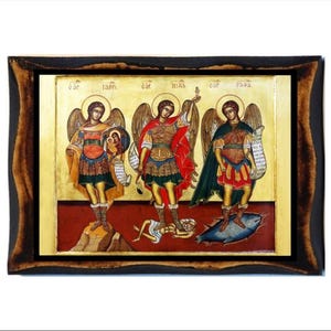 Michael, Gabriel and Raphael Archangels - Arcangeli Gabriele, Raffaele e Michele - Saint Michael - Saint Gabriel - Saint Raphael