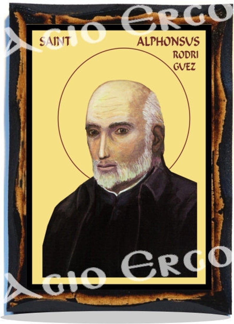 Saint Alphonsus Rodríguez Roman Catholic Christian Icon on Etsy