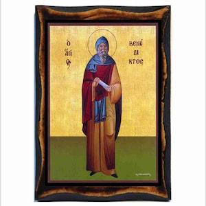 Der heilige Benedikt - Benedikt von Nursia - Benedetto da Norcia - San Benedetto - Benoît de Nursie - Benito de Nursia - Benedikt von Nursia