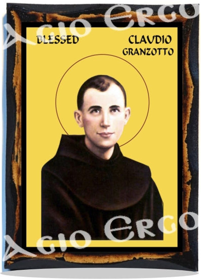 Preghiera Al Beato Claudio Granzotto Saint Claudio Granzotto Christian Catholic Icon on Wood - Etsy