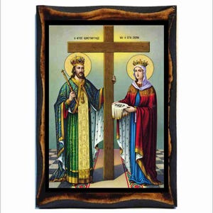 Saint Constantine the Great and Helen- Saints Constantin et Hélène - Santos Emperadores Constantino y Elena - Heiligen Konstantin und Helena