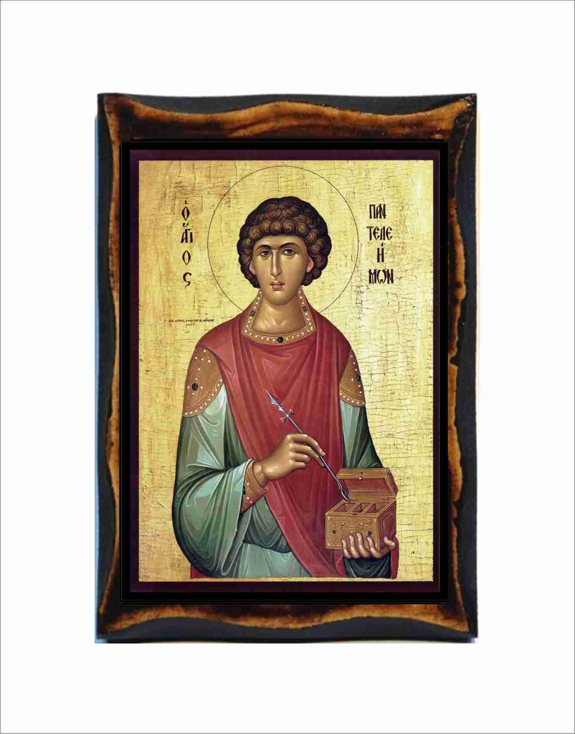 Saint Pantaleon ウォールアート 宗教画 ヴィンテージ il_fullxfull.6280054979_o6ji.jpg