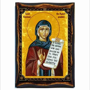 Saint Kassia - Kassiani the Hymnographer - Cassiane the Hymnographer - Venerable Cassiani - Saint Cassiani -Sainte Cassienne -Sfânta Casiana