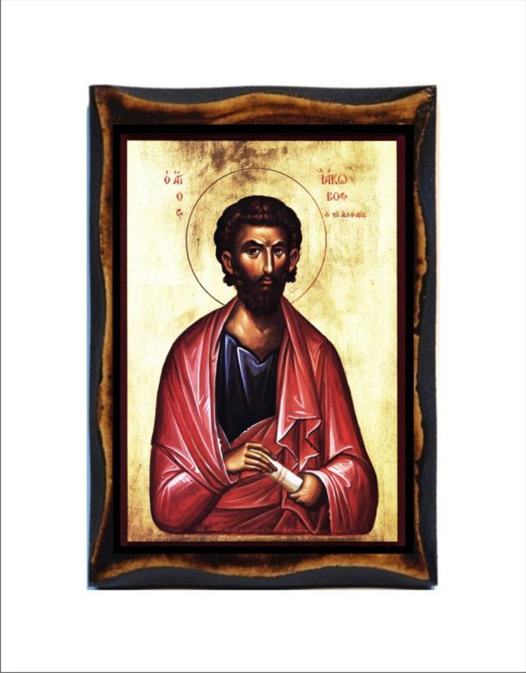 Saint James the Lesser Icon - Byzantine Art - Orthodox Catholic Holy ...