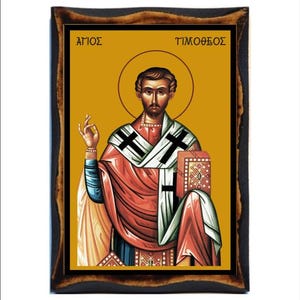 Saint Timothy Bishop, Martyr - Saint Timothy - Apostle Timothy of the Seventy - San Timoteo - Timothée - San Timoteo - Timotheus - Timotei