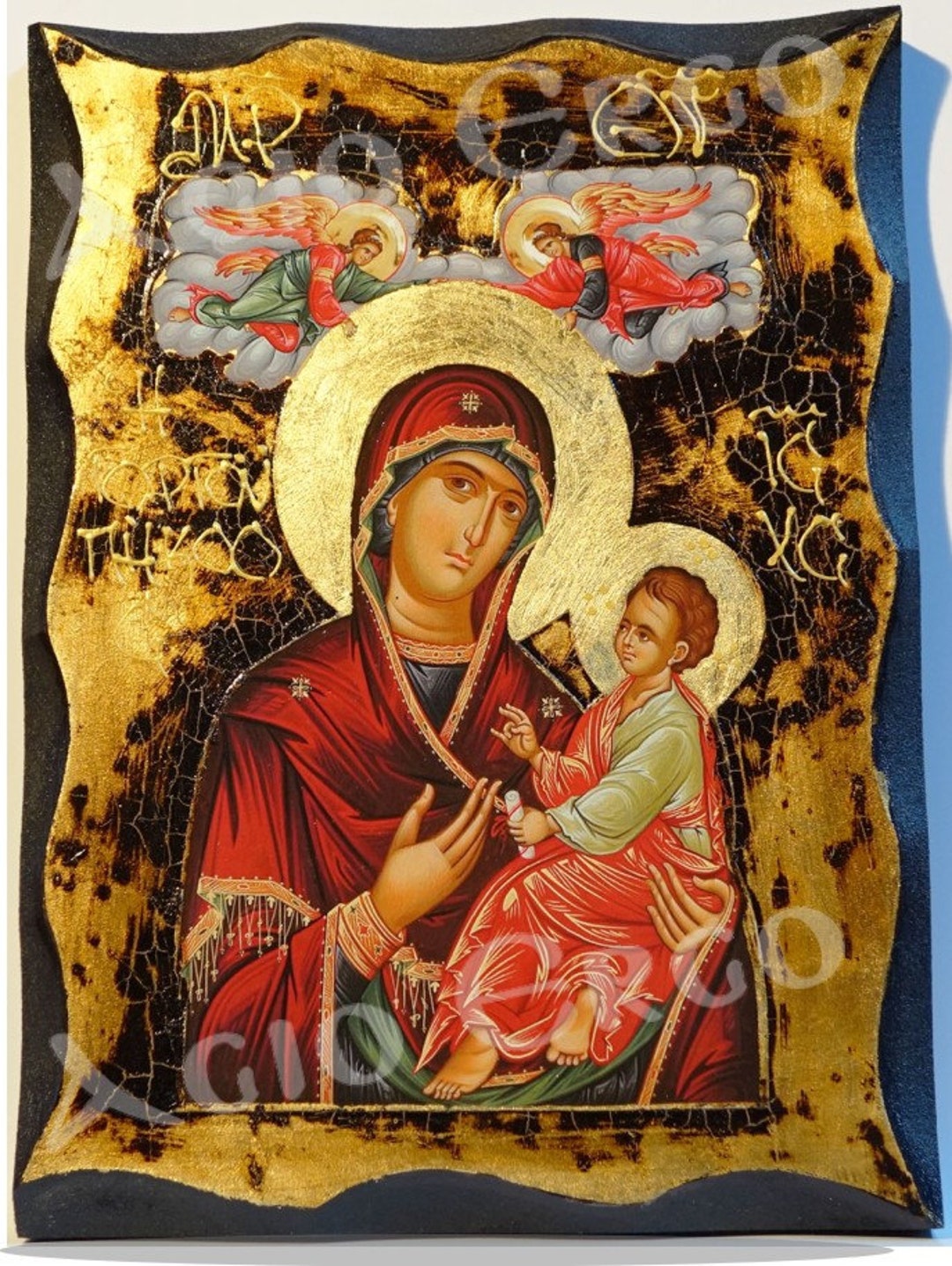 holy-virgin-mary-gorgoipikoos-icon-byzantine-mount-athos-golden-leaf