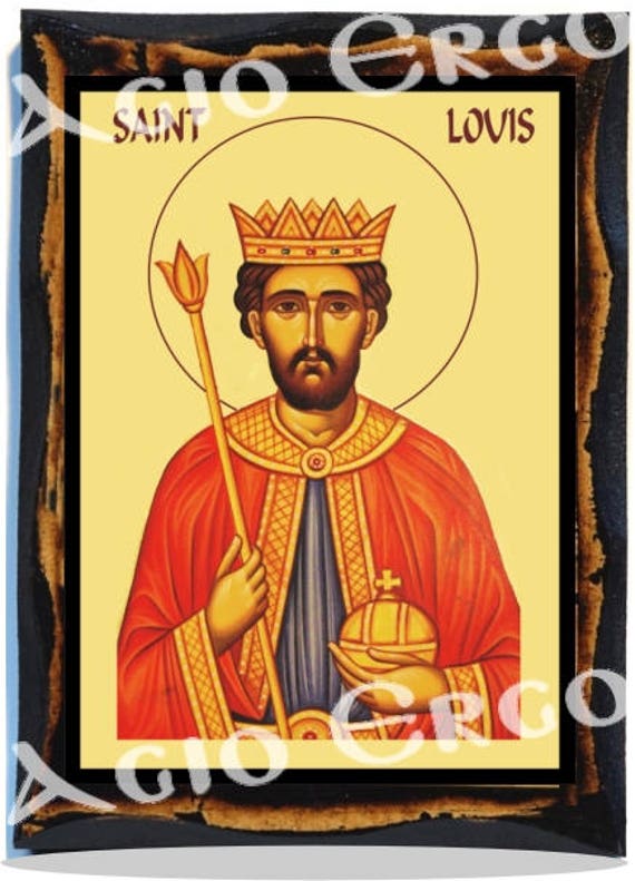 St. Louis IX, King of France Print - Portraits of Saints