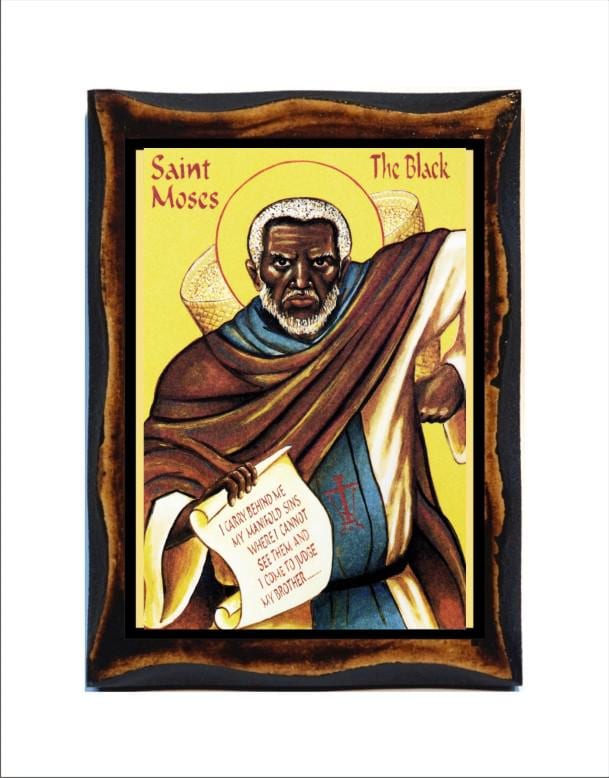 San Moisés el Negro - San Moisés el Etíope - Abba Moisés el Ladrón - Moisés el Negro - Moïse le Ethiopien - San Moisés el Moro