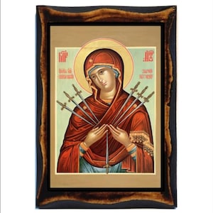 Our Lady of 7 Sorrows - Virgin Mary of Sorrows - Seven Swords - - Notre-Dame des Douleurs - Maria Addolorata - Mater Dolorosa