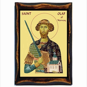 Olaf II von Norwegen - König von Norwegen - Heiliger Olav II - Olaf II de Norvege - Olaf el Santo - Olaf el Santo - San Olaf - Olaf Haraldsson - Olav