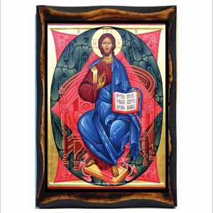 Jesus thront - Christus thront - Jesus Christus auf dem Thron - Cristo in trono - Christus thront - Hristos Intronat - Cristo Entronizado