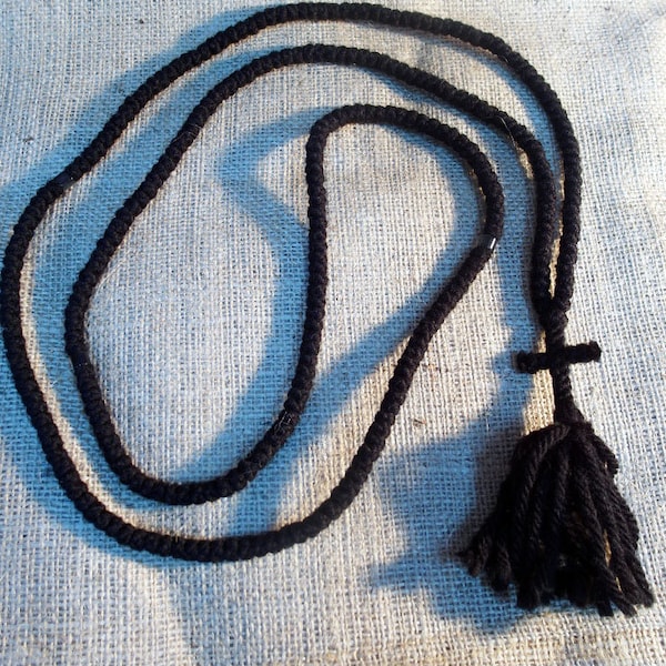 Orthodox Prayer Rope 300 knots wool-with Holy anointing oil  - Authentic Prayer Rope from Mount Athos -chotki- handmade of elders