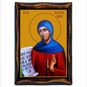 Emmelia of Caesarea - Saint Emmelia - Saint Emilia - Santa Emilia - Emilia din Cezareea - Emilia z Cezarei - Emmelia von Caesarea - Emília