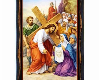 Icono Velo de la Verónica - Santa Faz - Santo Rostro