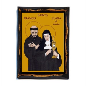 Francis and Clare of Assisi - François et Claire de Assise - Francesco e Chiara di Assisi - Clara y Francisco de Asís - Franz und Klara