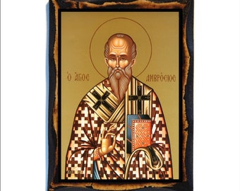 Saint Ambrose - Ambroise de Milan - Santo Ambrogio -Santo Ambrósio -San Ambrosio -Ambrosius von Mailand -Ambròs de Milà -Aurelius Ambrosius