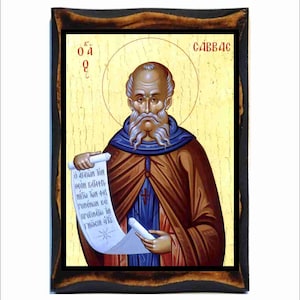 Sabbas the Sanctified - Saint Sabas - Saba Archimandrita - Sabas le Sanctifié - Sabas el Santificado - Sava cel Sfințit - Sabas -Savas -Saba