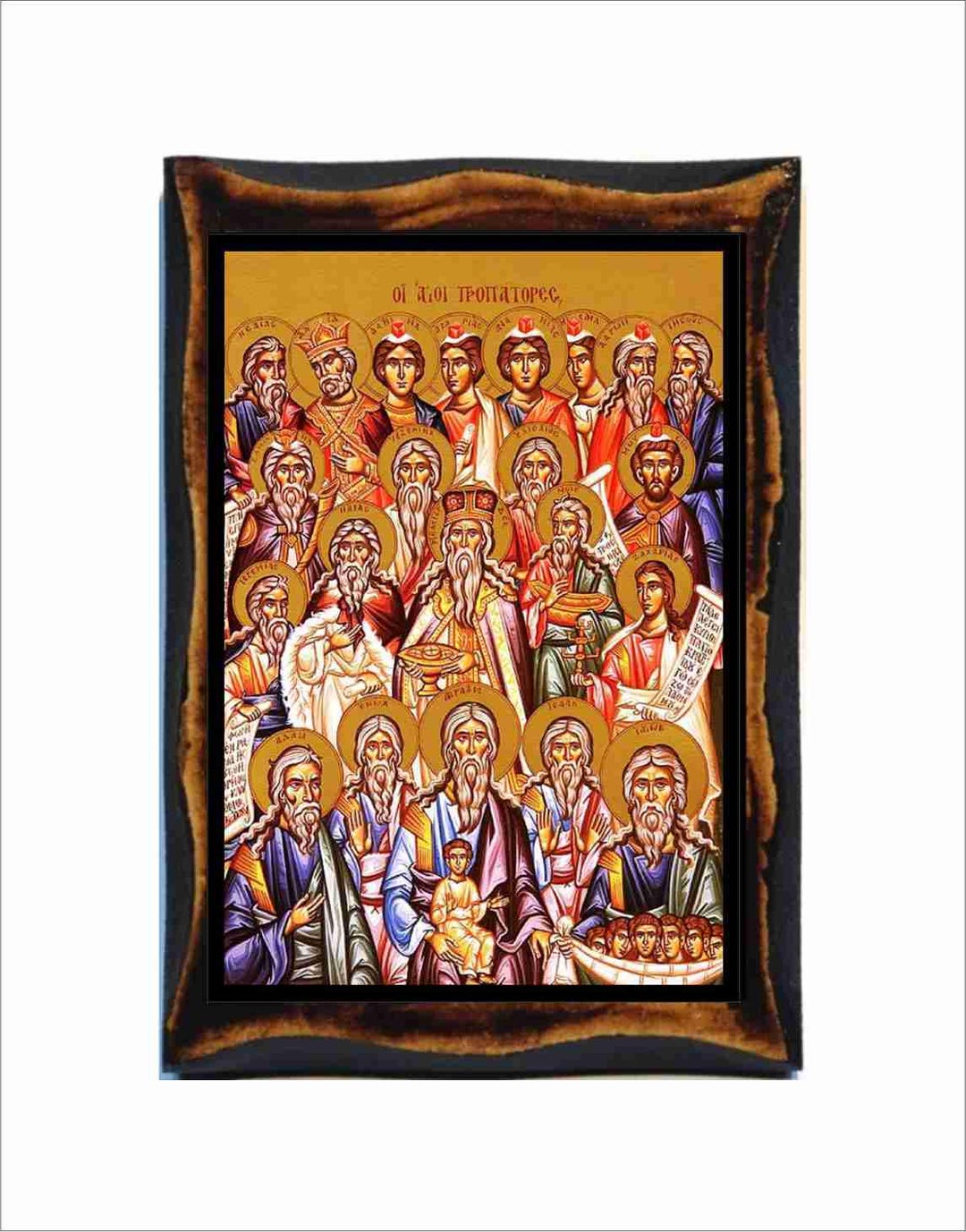 Holy Forefathers and Prophets - Byzantine Art - Orthodox Catholic Holy ...