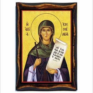Emmelia of Caesarea - Saint Emmelia - Saint Emilia - Santa Emilia - Emilia din Cezareea - Emilia z Cezarei - Emmelia von Caesarea - Emíly