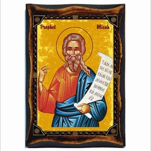 Micah the Prophet - Micheas - San Michea - Michée - Mika - Micah - Miqueas - Miqueias - Michaías - Micha - Micheasz z Moreszet - Mikajahu