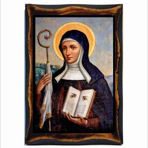 Santa Odile d&#39;Alsazia - Santa Odilia Badessa di Hohenburg - Ottilia di Hohenbourg - Santa Odilia - Santa Odile - Odile de Hohenbourg -Otylia