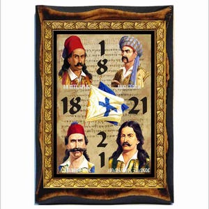 Guerra d'indipendenza greca - Markos Botsaris - Nikitaras - Athanasios Diakos - Odysseas Androutsos - Rivoluzione greca
