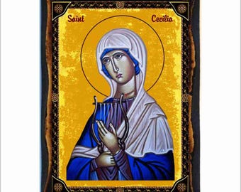 Saint Cecilia - Cecilia of Rome - Santa Cecilia - Cécile de Rome - Cecilia de Roma - Sfânta Cecilia - Cäcilia von Rom - Cecylia z Rzymu