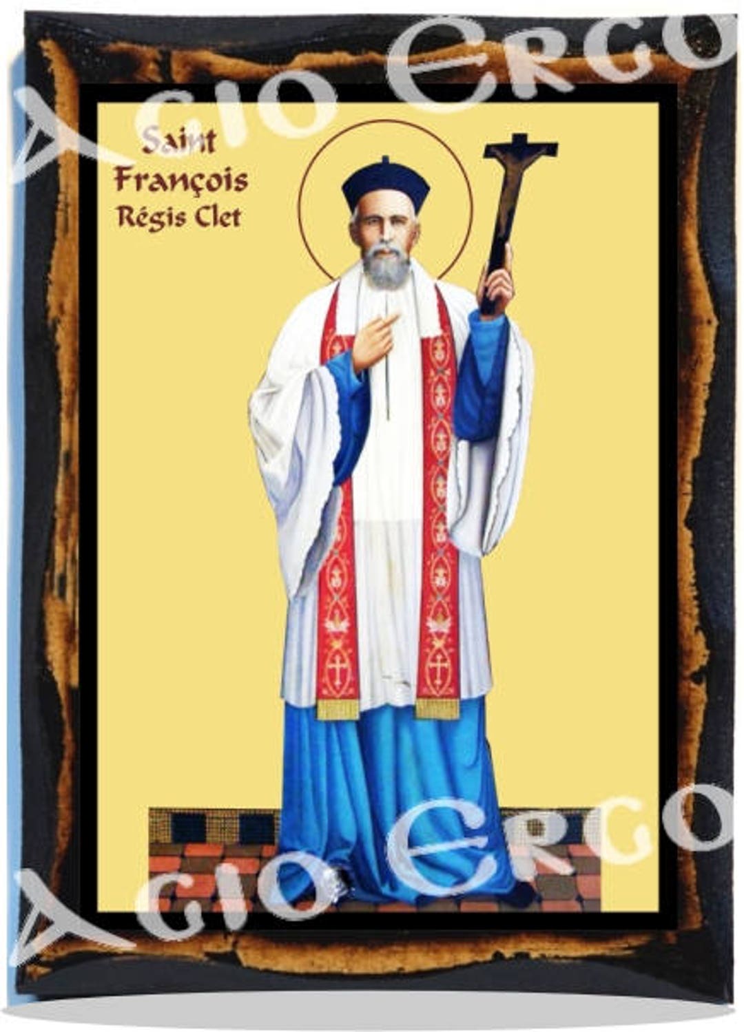 Saint Françoisrégis Clet Bienheureux François Régis Clet Etsy