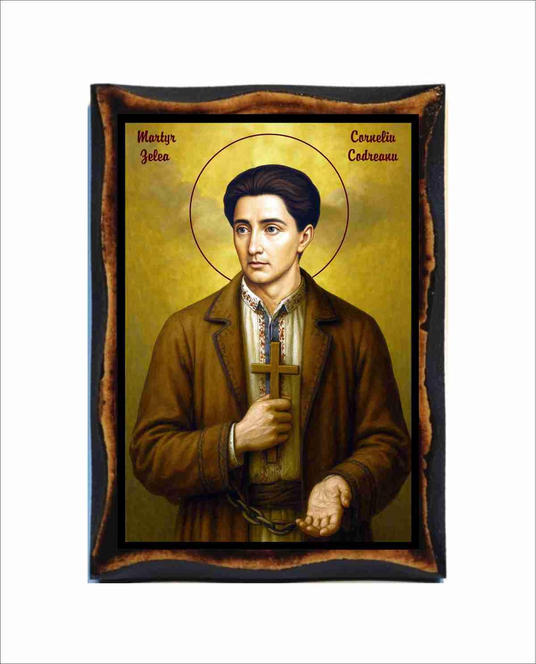 Codreanu Icon Corneliu Codreanu Icon - Byzantine Art - Orthodox Catholic Holy Card on ...