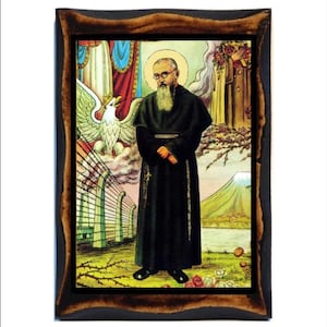 Heilige Maximiliaan Kolbe Religieus, priester en martelaar - Heilige Maximiliaan Maria Kolbe - Maximilian Maria Kolbe - Maximiliano Kolbe -Maximilian