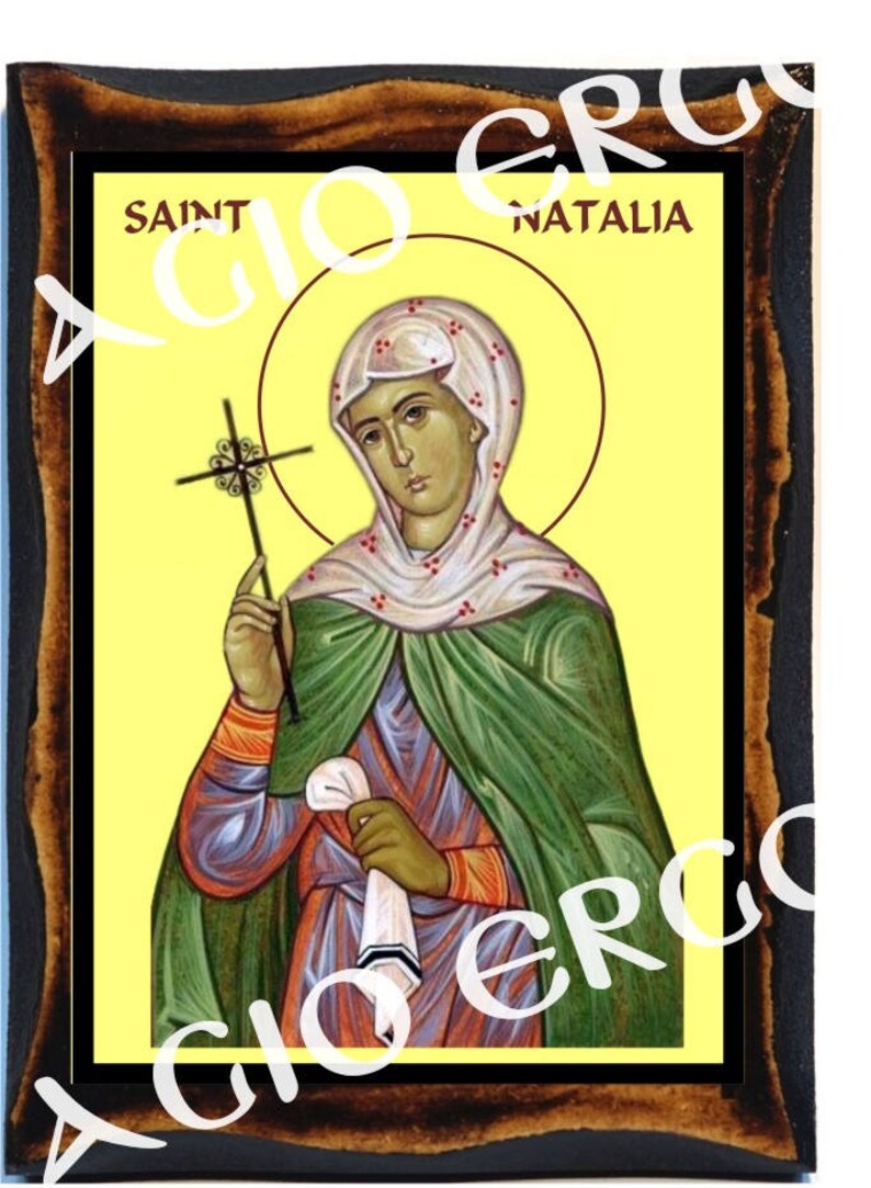 Saint Natalia Greek Orthodox Russian Mount Athos Byzantine Etsy