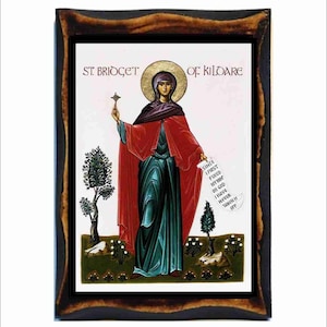 Brígida de Kildare - Santa Brígida de Kildare - Brígida de Irlanda - Brigida di Kildare - Sainte Brigitte - Santa Brigida - Brígida de Kildare