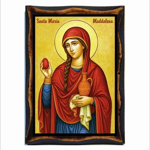 Mary Magdalene Plaque - Etsy
