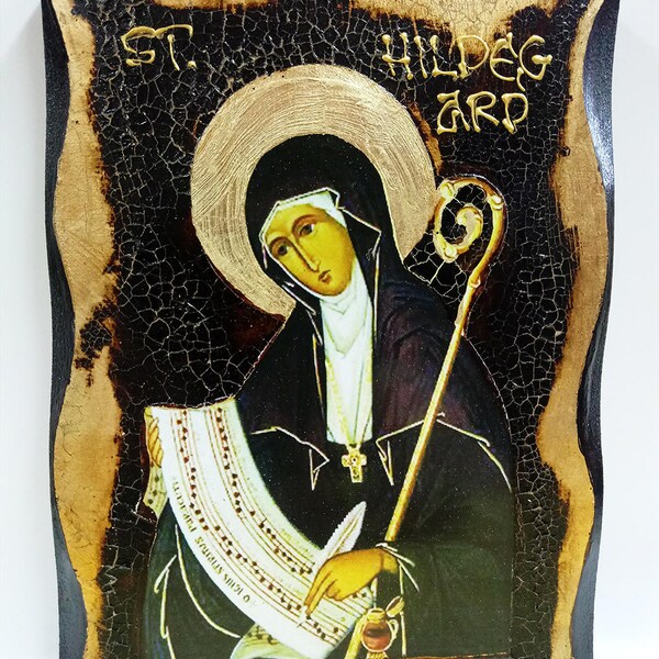 Hildegard of Bingen Icon - Etsy