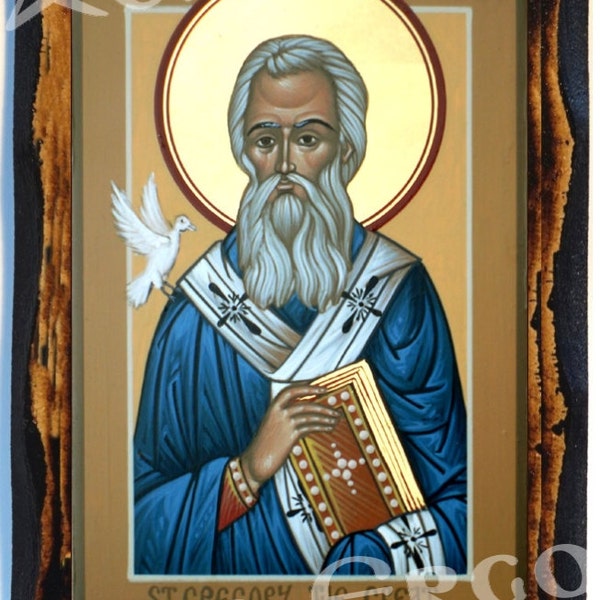 Saint Gregory the Great Pope Byzantine Christian Catholic Icon