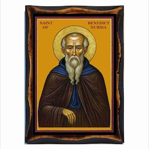 Benito de Nursia - Saint Benedict - Benedict of Nursia - Benedetto da Norcia - San Benedetto - Benoît de Nursie - Benedikt von Nursia