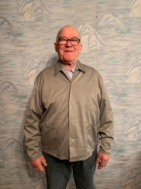 Gray canvas best sale jacket