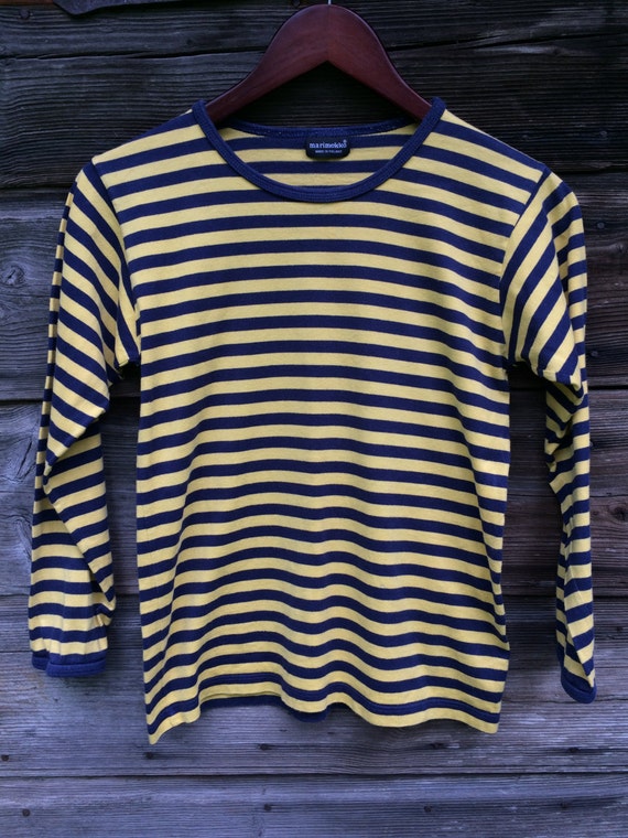 Vintage MARIMEKKO Shirt FOR CHILDREN Nautical Top