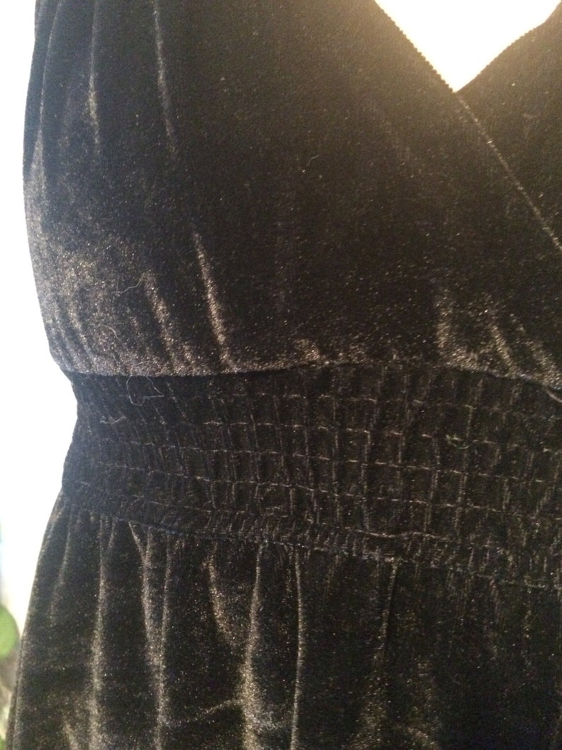 Black Mini Velvet Evening Dress Holiday Cocktail Party Dress Sleeveless little Black Dress Large Size