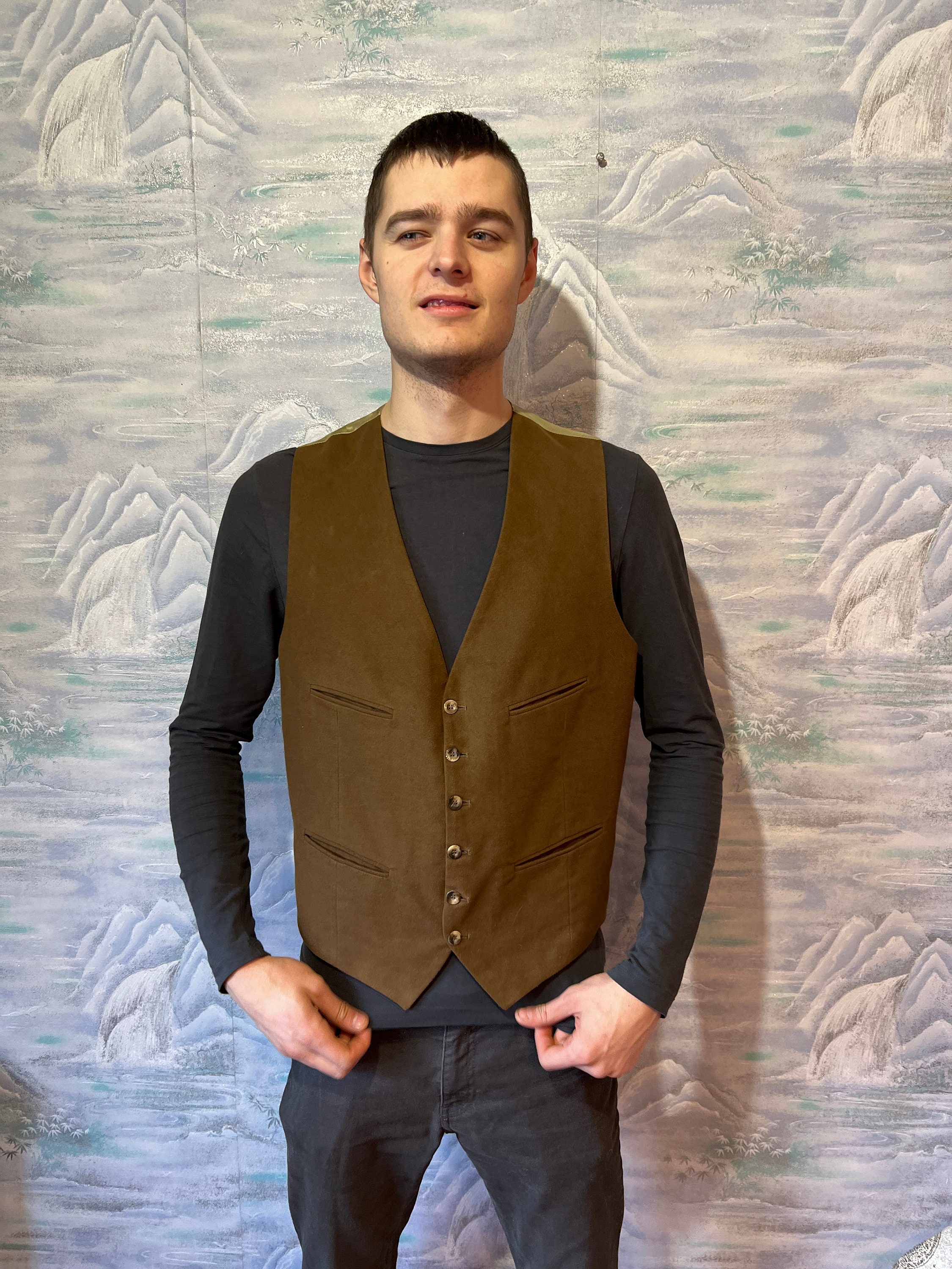 cotton men's vest
