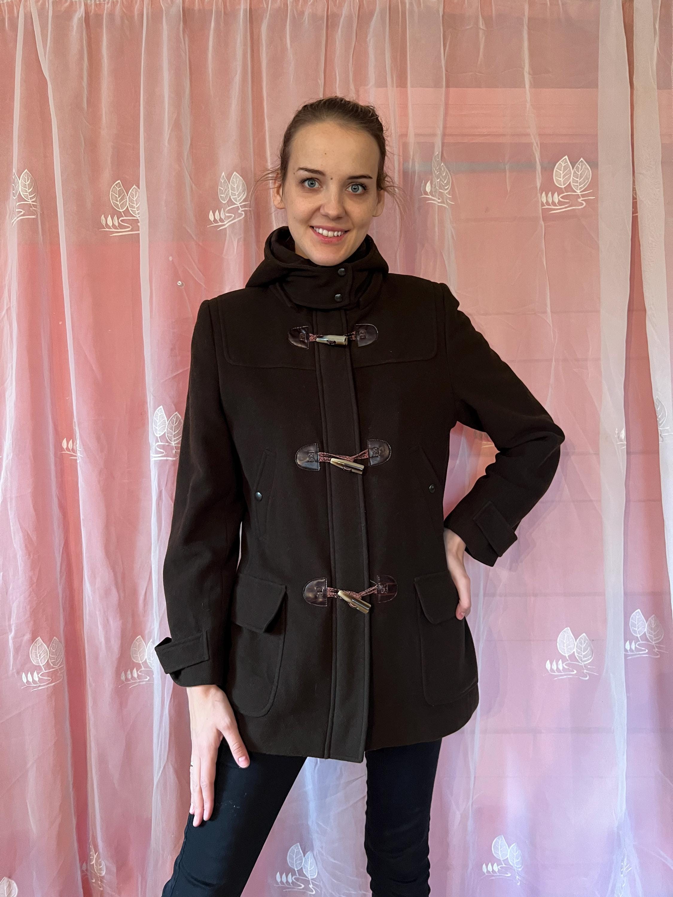 Vintage 90s Warm Womens Wool Coat - Etsy