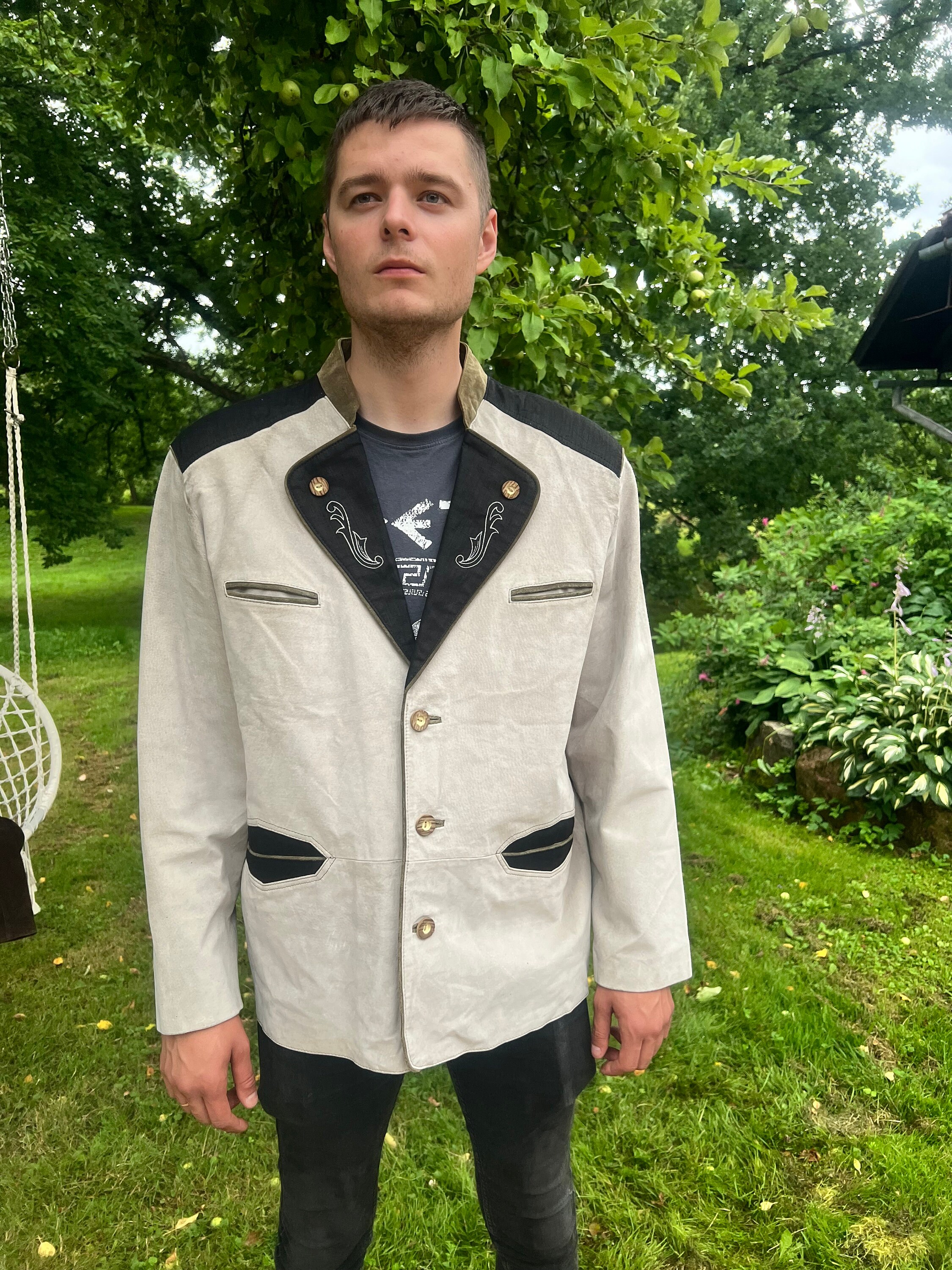 Cotton Linen Tyrol Jacket – La Garçonne