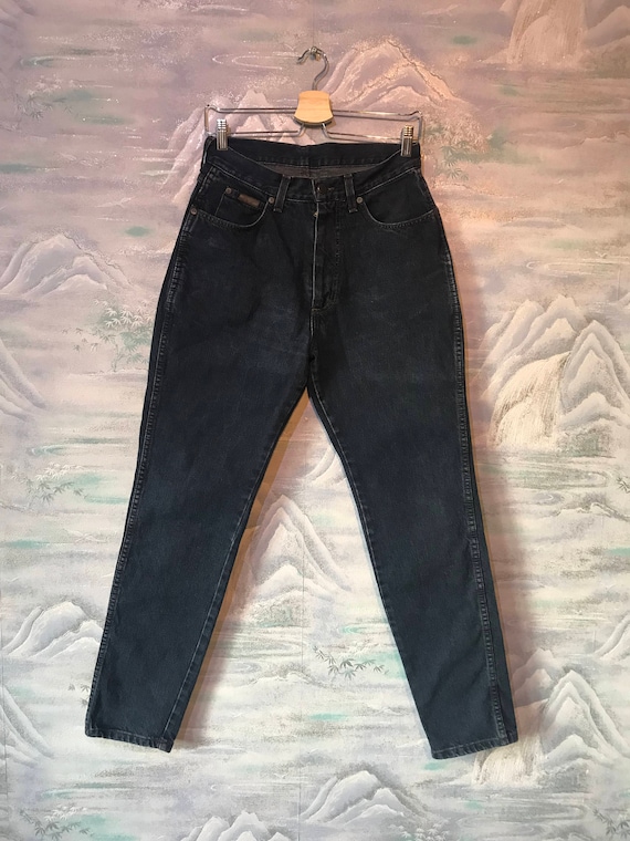 Wrangler Mens Jeans High Waist Jeans Dark Blue Jeans American | Etsy Ireland